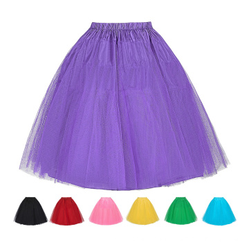 Grace Karin Frauen 2 Ebenen Crinoline Underskirt Petticoat für Retro Vintage Kleid BP000056